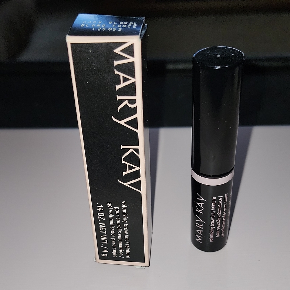 Mary Kay Dark Brown volumizing Eye Brow Tint Color Enhancer Makeup NEW!